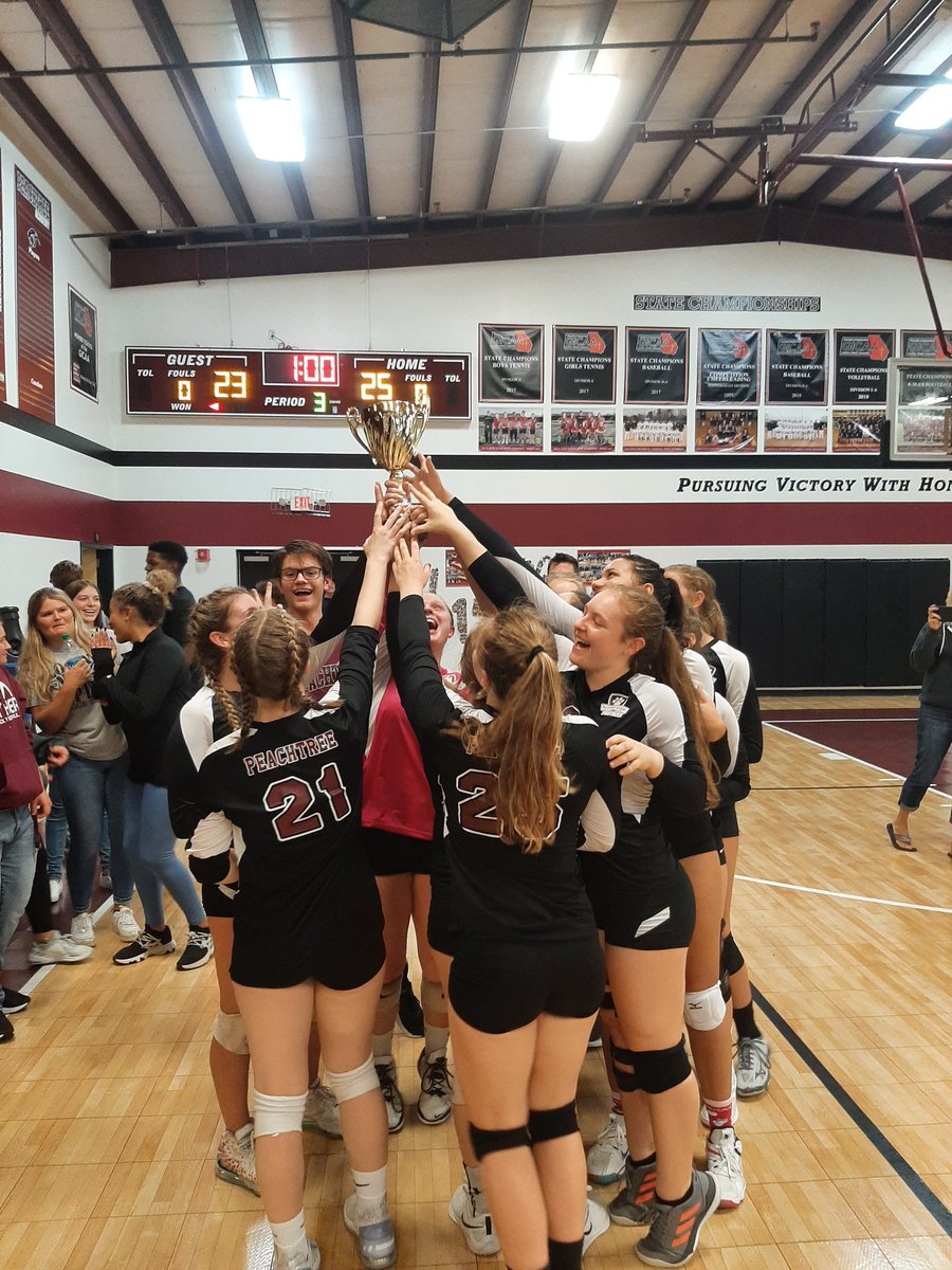 GoernerRandy's tweet photo. Congratulations @ptreeacademy Lady Panthers on capturing the GAPPS AA Region Championship. The Lady Panthers defeated Lanier Christian in the Region Championship 3 - 0. 
The Lady Panthers are back in action Tuesday as they host sectionals. 
@CovNewsSports 
@krvanness 
@mrsbatha https://t.co/GIRZPXam5Y