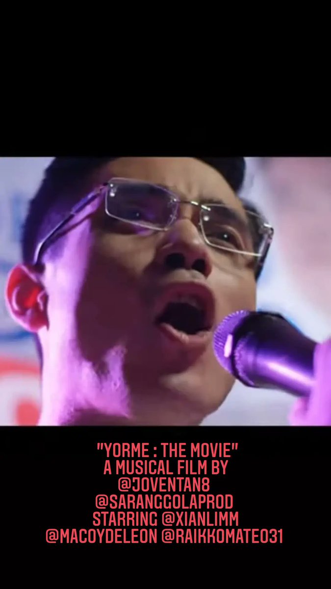 xianshinelovers's tweet photo. Checkout "YORME: THE MOVIE " Video Trailer on youtube! 

Starring @XianLimm @RaikkoMateo and  Macoy de Leon
Directed by @joventan8
@SaranggolaProd  @IskoMoreno

click link : 
https://t.co/MeCfv3OJMw https://t.co/L9h6gmocgf