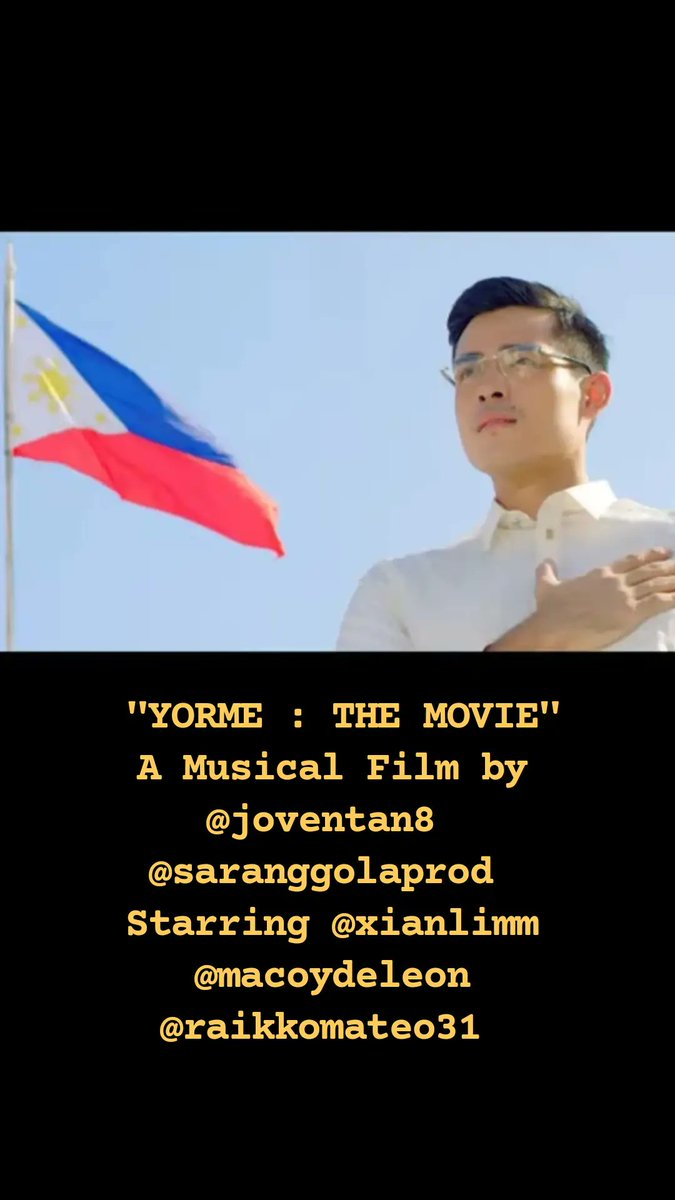 xianshinelovers's tweet photo. Now showing! 📽️🎭🎬

 "YORME: THE MOVIE " Video Trailer  

Starring @XianLimm @RaikkoMateo and  Macoy de Leon
Directed by @joventan8
@SaranggolaProd  @IskoMoreno

click link : 
https://t.co/MeCfv3OJMw https://t.co/84PCHKSVNa