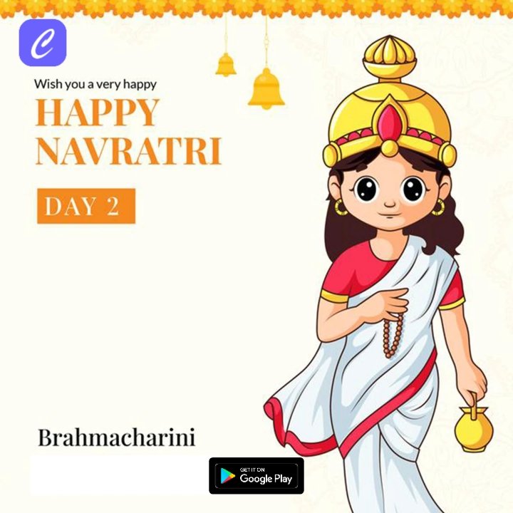 pcraftyapp's tweet photo. Navratri Day 2

Share navratri wishes to your family and friends with crafty app.

Download crafty app from play store now

#crfaty #craftyapp #navratri #festivals #greetings #wishes #digitalmarketing #socialmarketing #seo #marketing #smallbusiness https://t.co/XlUUvjpfXW