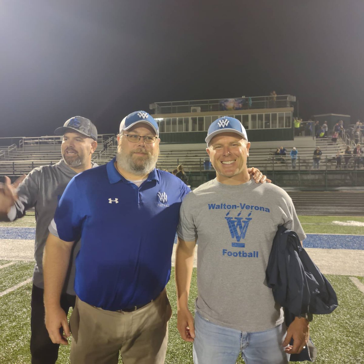 EricJBarth's tweet photo. My brother has been playing or coaching football every year since 1986. He earned his 100th win as a varsity head coach tonight. @WVBearcats @Barth_Jeff  #fridaynightlights #football https://t.co/zNe7BGsUFH https://t.co/tR9pZF6BkL