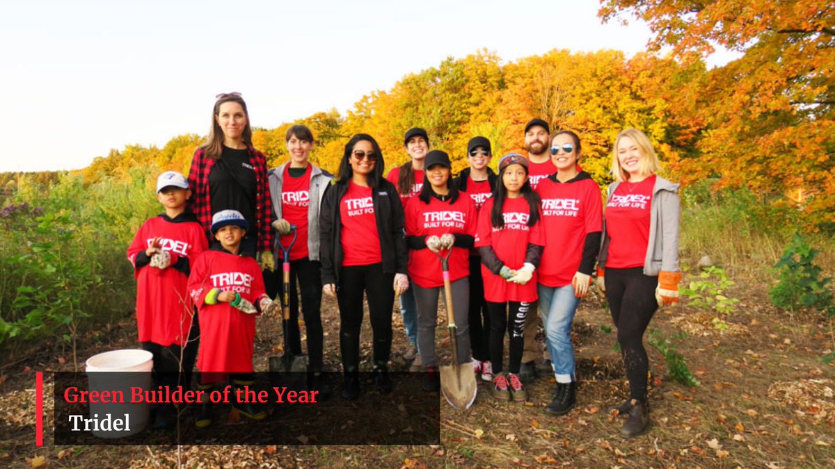 tridel's tweet photo. Winning Green Builder of the Year is a privilege. Thank you @bildgta for recognizing our commitment to innovation, sustainability and green building. https://t.co/U4WmCZYKtE