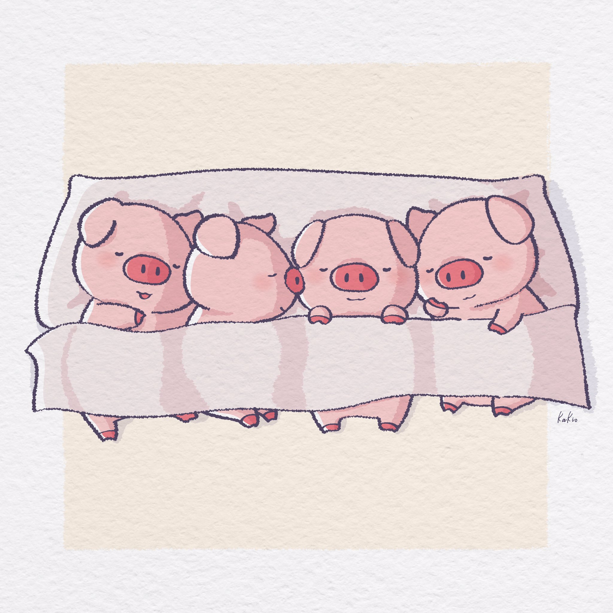 かきお Suzuriで販売中 ねんねこ イラスト イラスト好きな人と繋がりたい 絵描きさんと繋がりたい かわいい イラスト ゆるいイラスト 絵描き 落書き デザイン お昼寝 おやすみ 添い寝 動物 ブタ ミニブタ T Co Mcqh7uuiuv Twitter