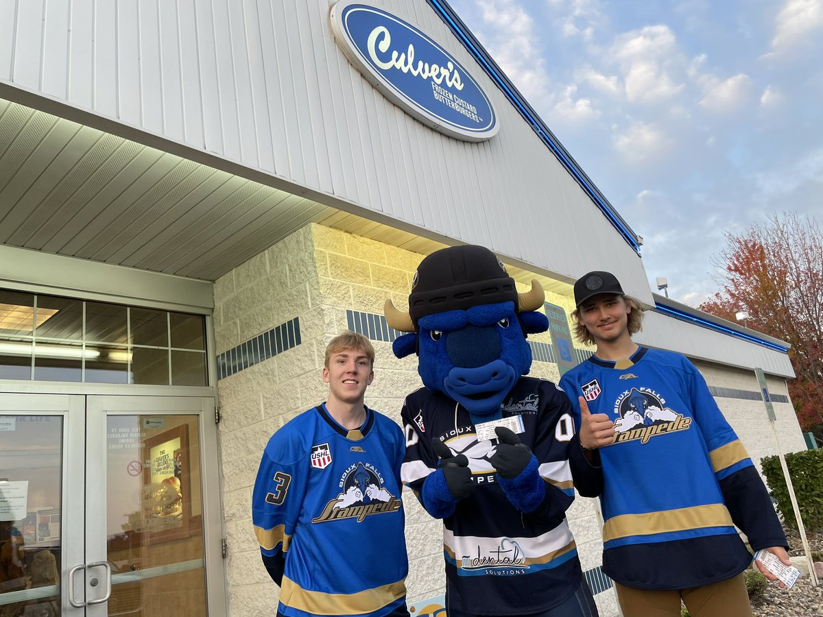 sfstampede's tweet photo. Tonight was a @culvers kind of night 🔥 https://t.co/pa7mp1ov7u