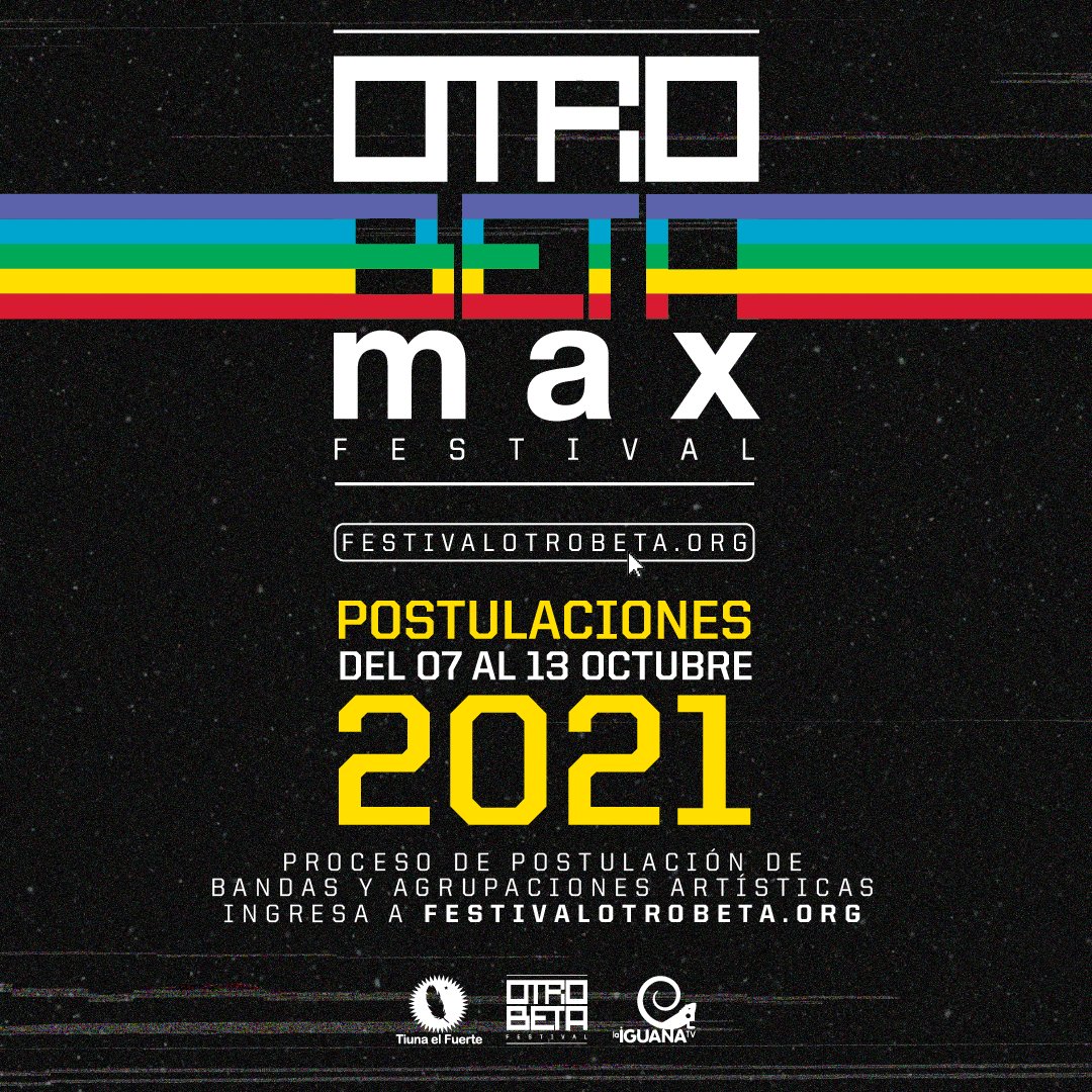 Ya están abiertas las postulaciones para bandas y agrupaciones artísticas. 
Ingresa a: festivalotrobeta.org

🛸 LA NAVE ESTÁ A PUNTO DE ATERRIZAR 🛸
...
<a href="/tiunaelfuerte/">Tiuna el Fuerte</a>
@laiguanatv
@amigosdemaracay
@rafaelmaracay21