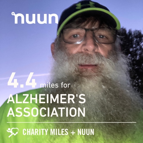 4.4 @CharityMiles for @alzassociation sponsored by @nuunhydration. Join the #muuvment! #nuunlife