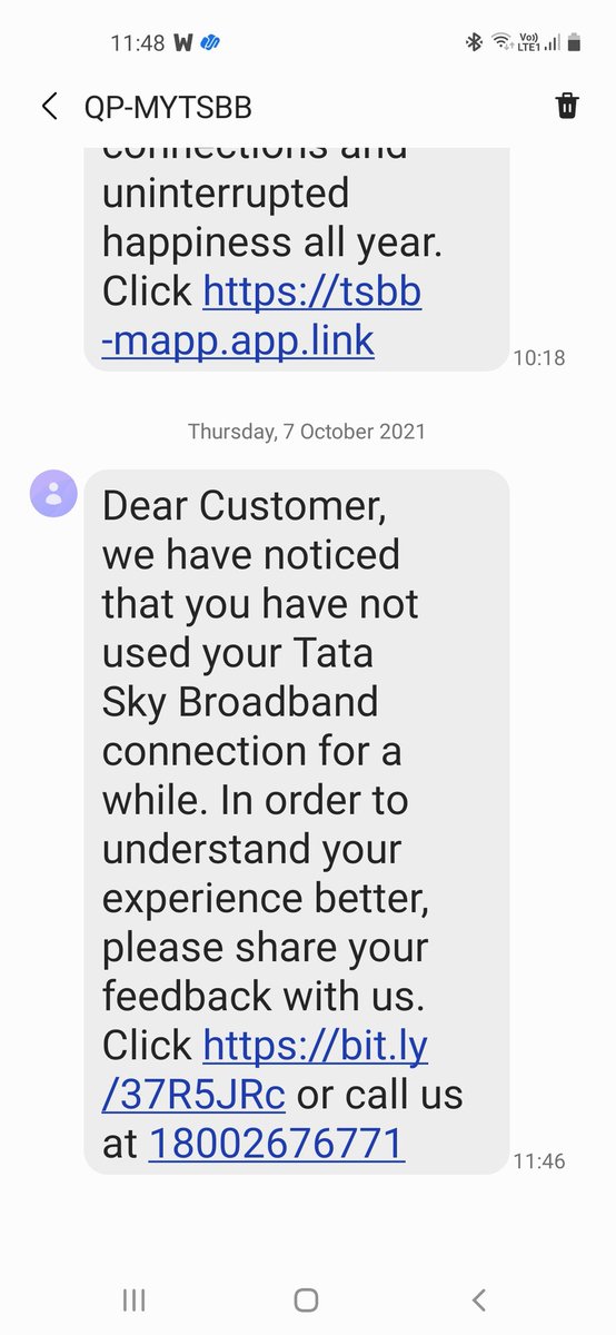 adwait_dan's tweet photo. Chalo khelte hai KBC.
Question: Adwait ko yeh message Kyun aya?
A: Adwait ne internet se sanyas Liya hai
B: Adwait aur @TataSky message-message khel rahe hai
C: yeh message galti se bheja
D: PICHLE TEEN DIN SE ADWAIT KE SOCIETY MEIN INTERNET NAHI HAI
Answer: D
Sahi jawaab! https://t.co/jgqJsFhXyT