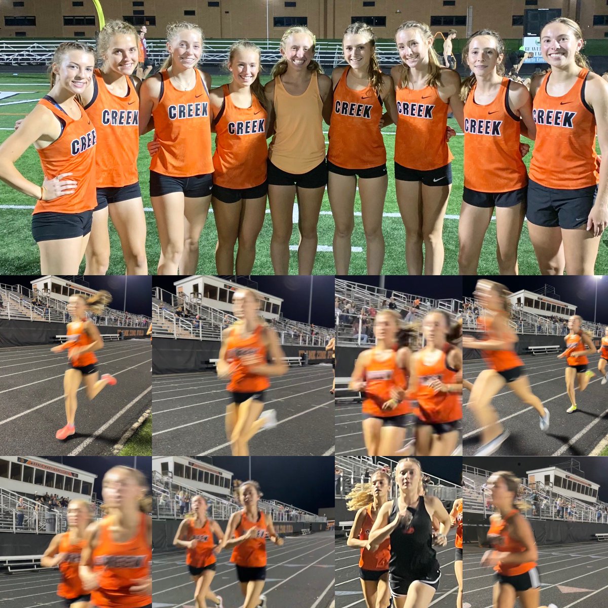 creekxc's tweet photo. 2 mile “Under the Lights ” was 🔥last night. Women were so fast my pictures were a blur! #synergyproject https://t.co/hLyxmw9s6e