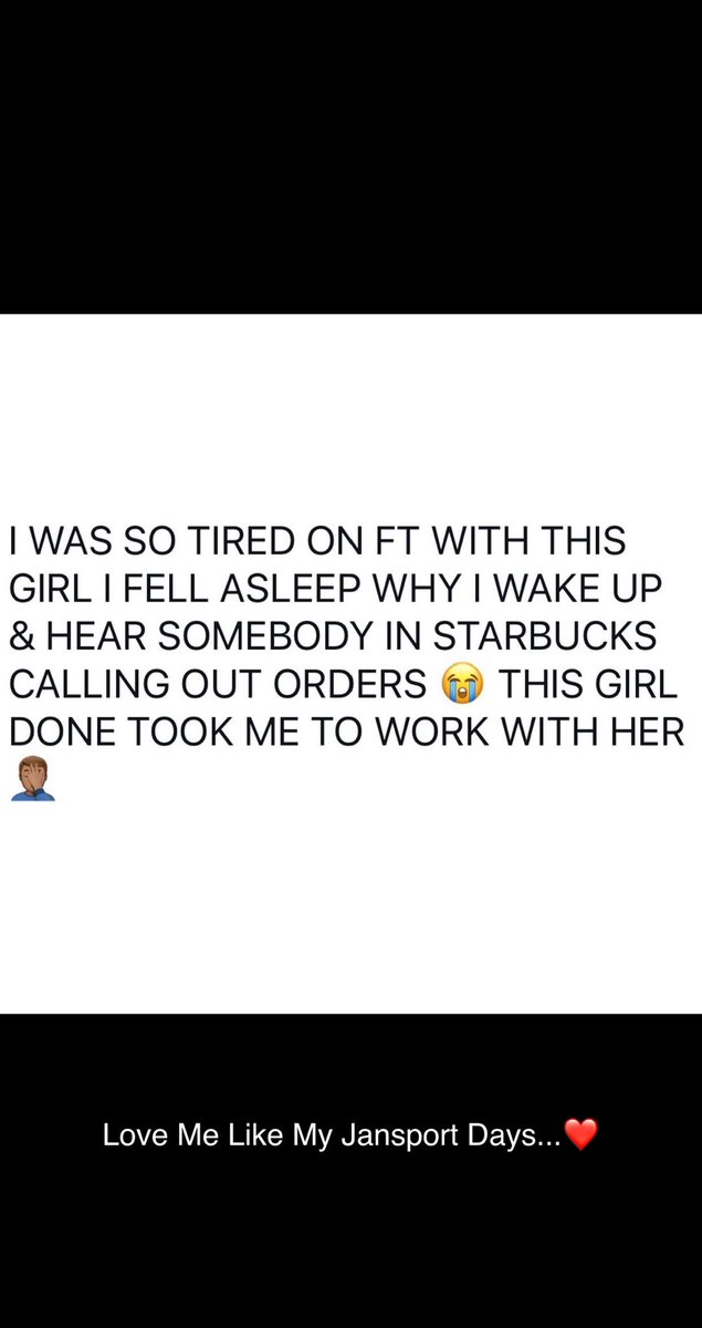 Love Me Like My Jansport Days