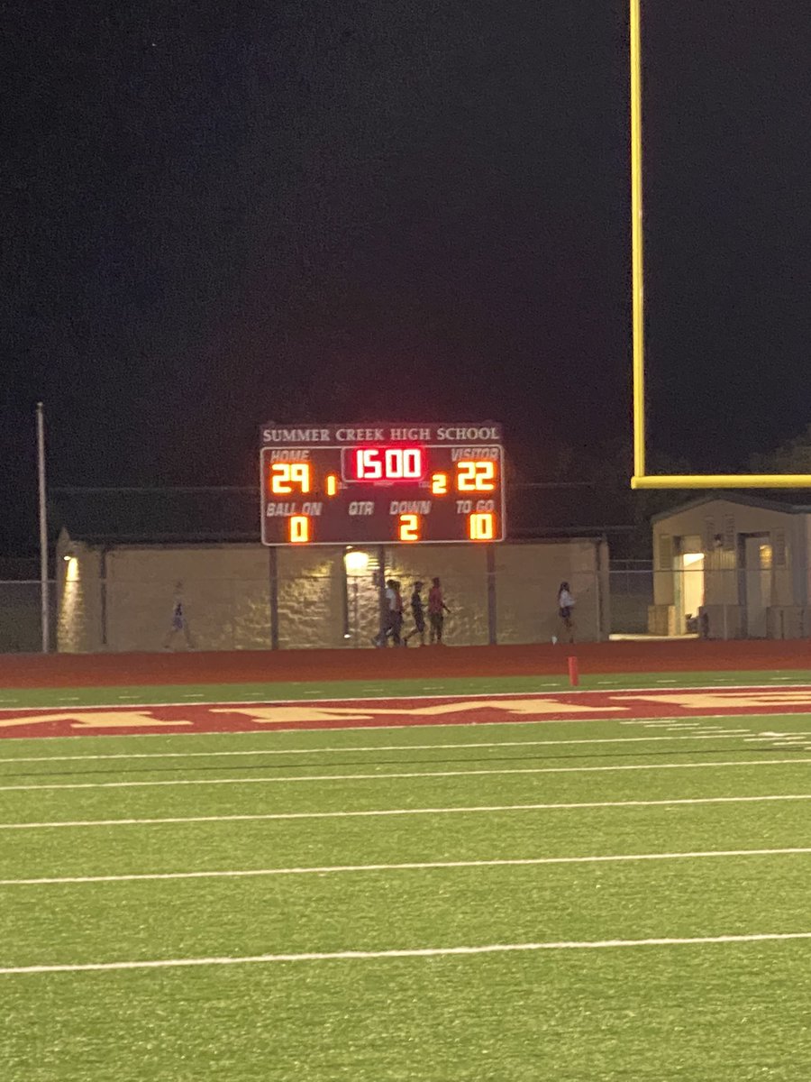 What a game <a href="/SC_BulldogFB/">Summer Creek Football</a> freshman grey team. Way to have your brothers backs and fight for tonight’s victory over AHS.