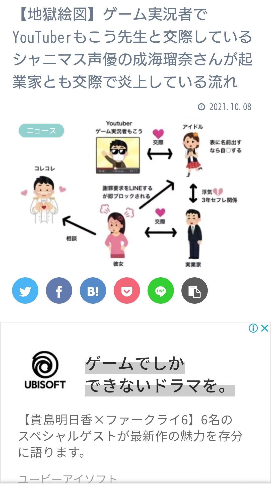 シャニマス炎上まとめ 紫月杏朱彩 にちか 成海瑠奈 三峰 彼氏浮気 Anser