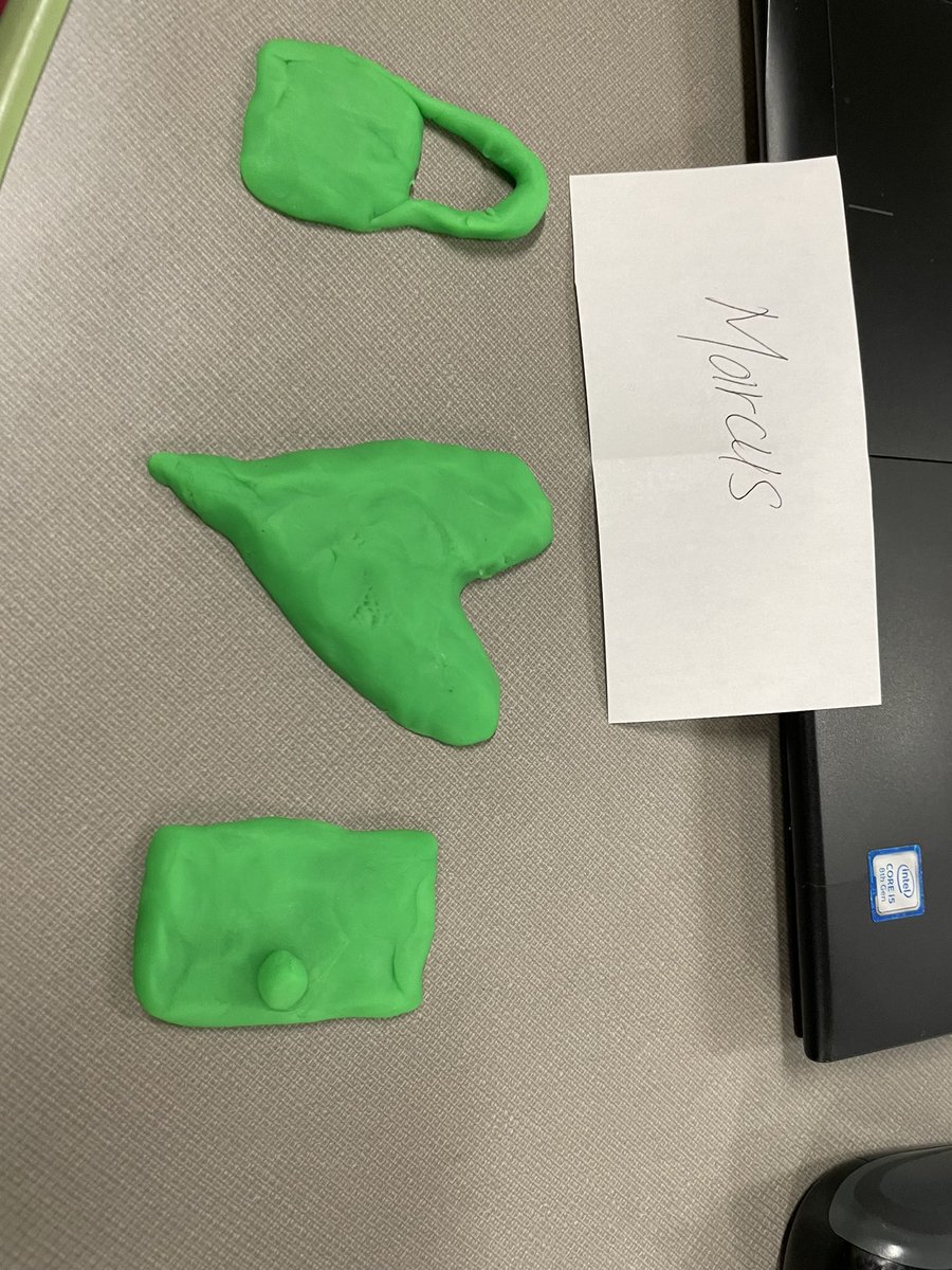 08Savage20's tweet photo. Leadership meeting task: Use play dough to represent a team member’s strengths. So creative! #Windsor #WEareleaders #playdoughisfun https://t.co/W2q1YMTTKh