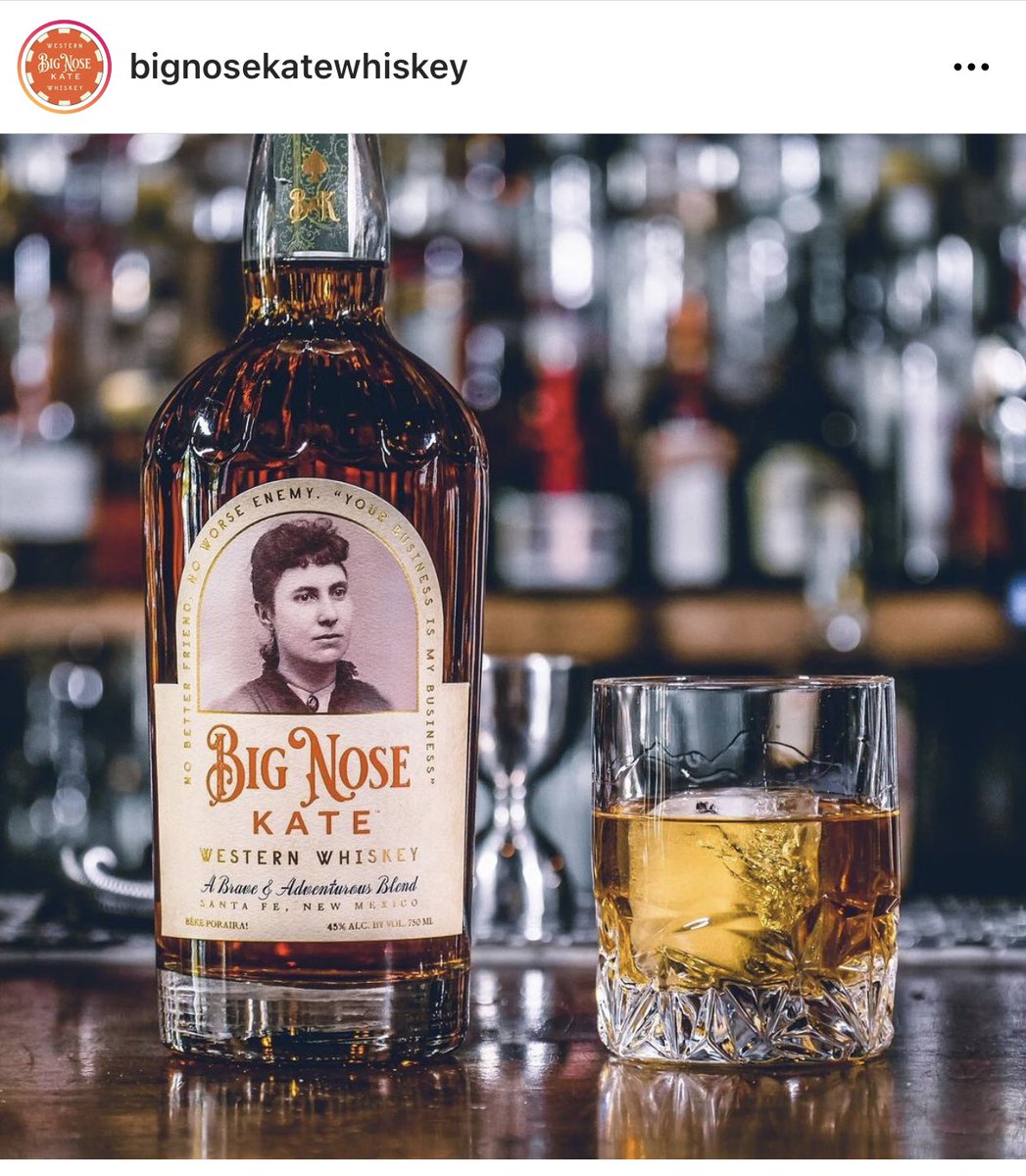 genevievegg's tweet photo. @tressiemcphd Must try! Brand new blended Western whiskey 🥃 Big Nose Kate. Made by women for the bad ass in everyone!  https://t.co/VXu9IA6I7e https://t.co/2SW0BND9nl