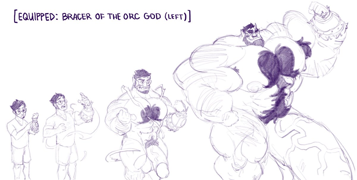 Shenaniwhagons's tweet photo. Me growing into an orc god. Now to find the right bracer.

happy orctober https://t.co/AMZSAMFgJ5