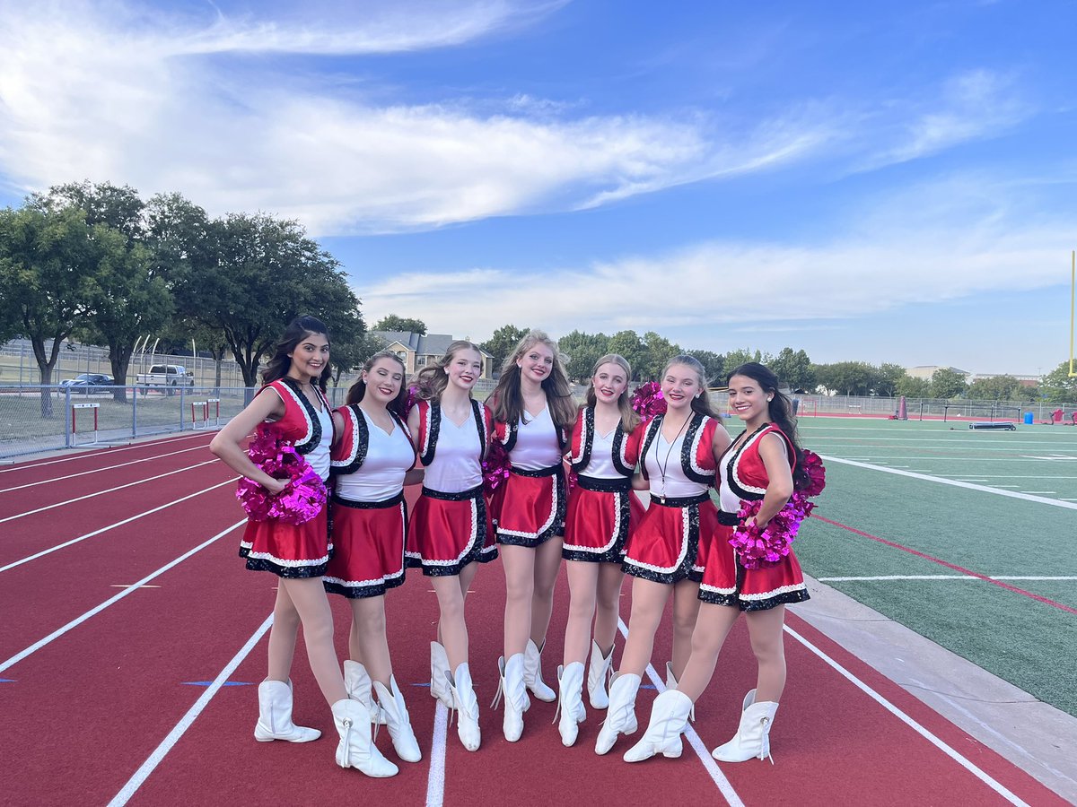Pantherettes had so much fun #pinkout Enjoyed a panther win tonight !