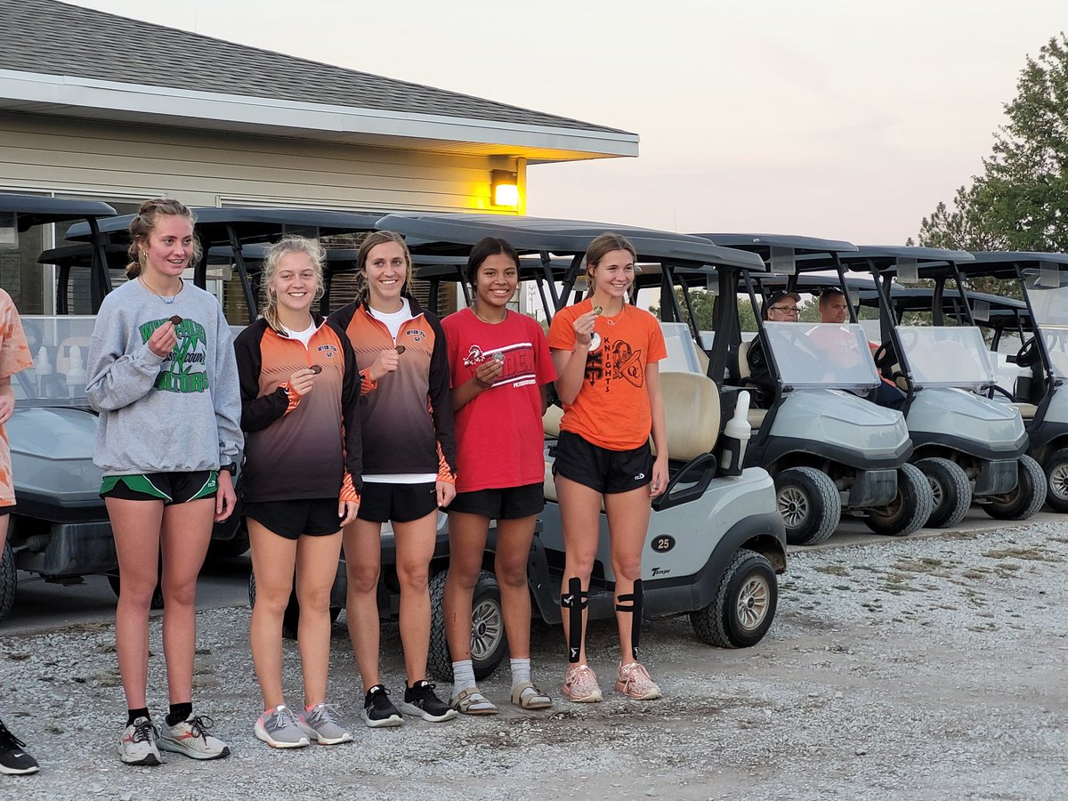 mkunwin's tweet photo. O-C ran well today at conference! Both teams finished 4th! Chaney 1st (Ellen 16...one away), Dawson 7th, and Brayden 13th (all 3 ran a season best!). Other bests were Carmine (PR), Pablo (SB), Ric (PR), and Ayden (PR)! So proud of these runners for giving their all! @OC_Knights https://t.co/sDLSONBmfI