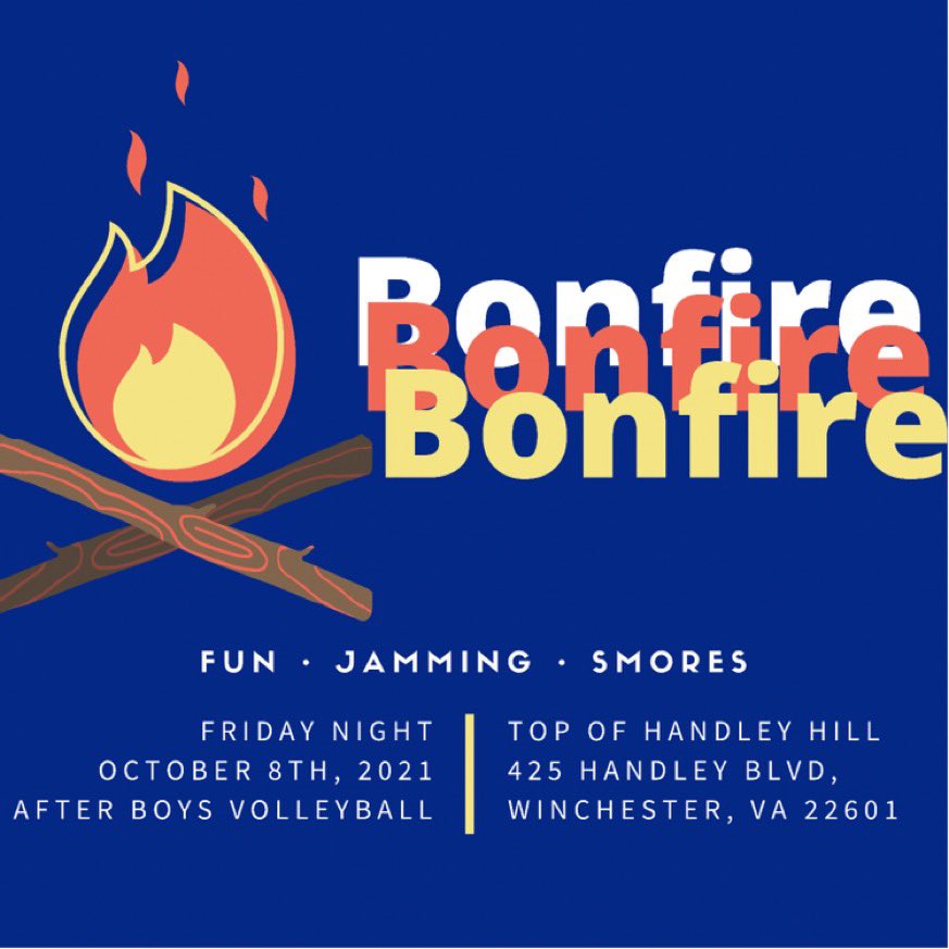 We have a full day of home coming events ahead of us tomorrow judges😎!! Be sure to pop out and support your grade level teams🔥!! To end the night off, there will be a bonfire on the Handley hill after boys volleyball!! Be sure to bring your friends, music, and snacks!