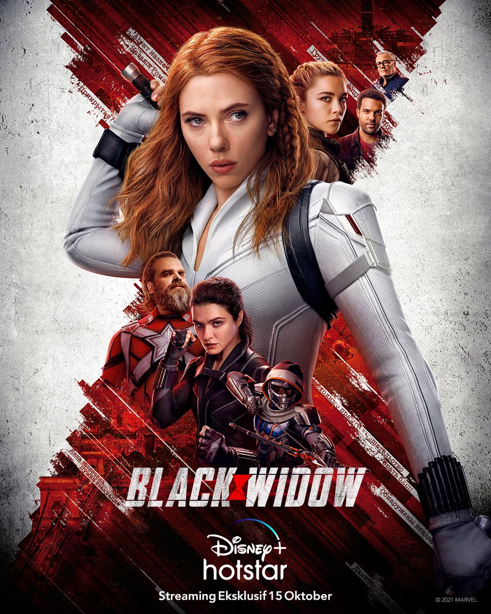 Marvel Studios’ Black Widow SEGERA hadir 15 Oktober, streaming eksklusif di #DisneyPlusHotstarID #BlackWidowID