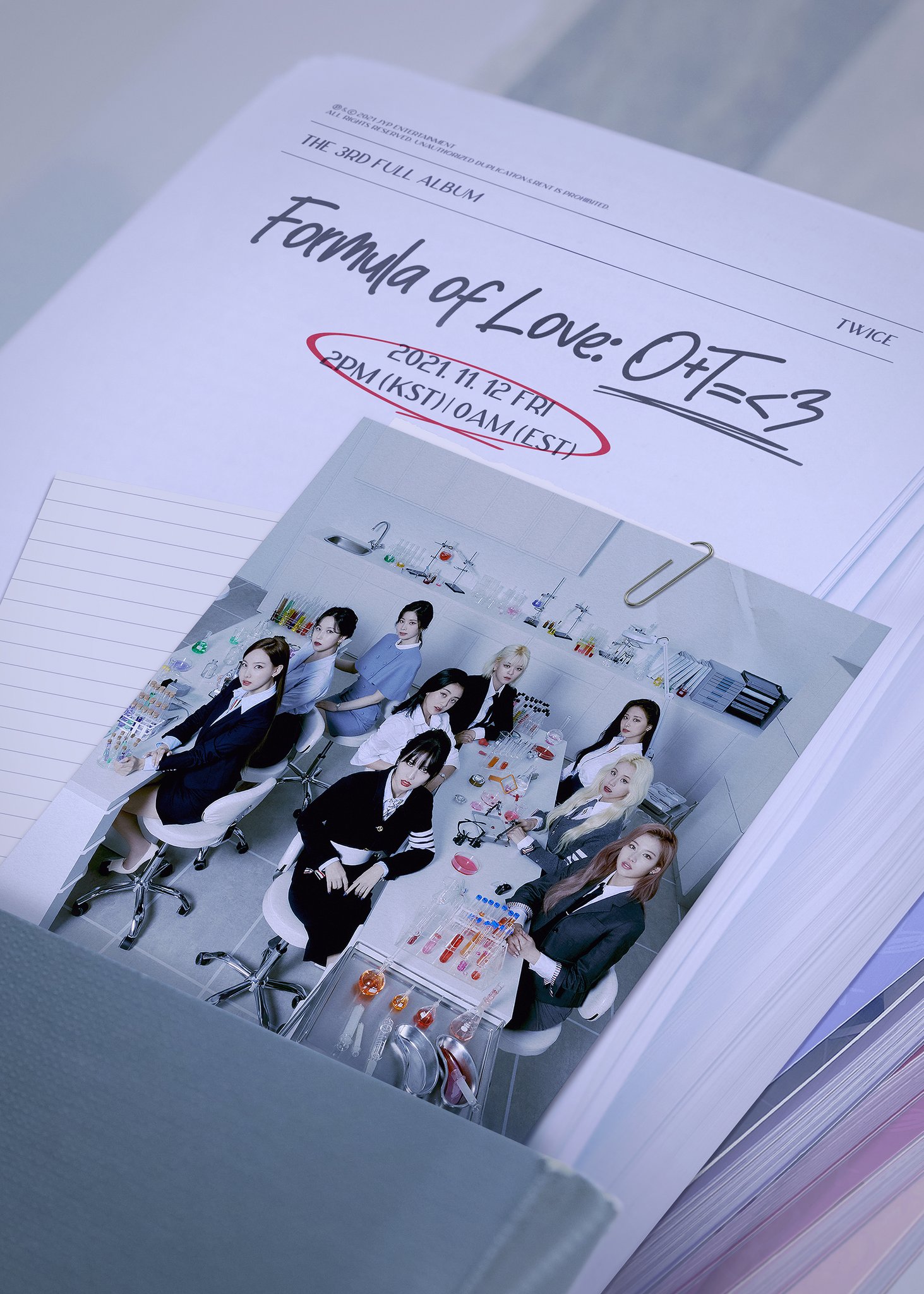 TWICE - 3RD FULL ALBUM FORMULA OF LOVE O+T=<3 – KStory España