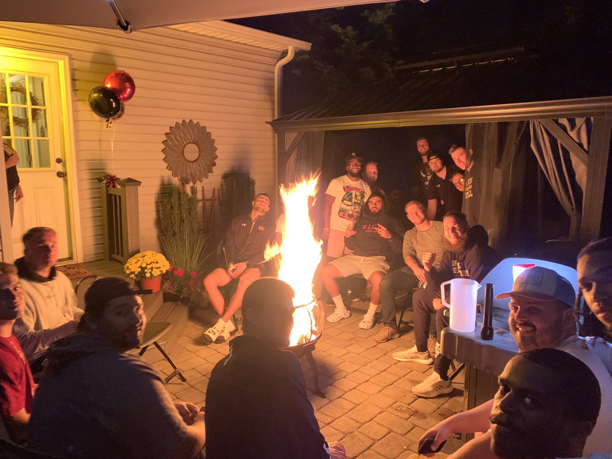 CoachPGallagher's tweet photo. Great Senior Steak Night with a talented group of @UrsinusFootball players. Thank you Seniors! Go Bears! #UCFB128 https://t.co/XF3LKFlSfz