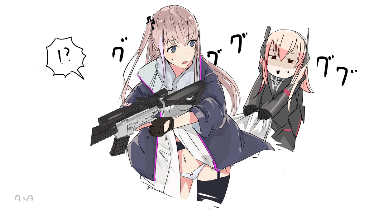 AR15(ドロフロ) 「AR15,,, #ドルフロ 」|すてきなAWAのイラスト