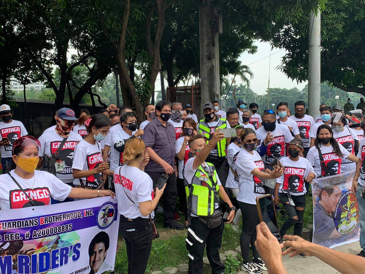 teamhonasan's tweet photo. Philippine Guardians Brotherhood, Inc. (PGBI) members shows support for @gringo_honasan's senate.

@PGBI_GUARDIANS https://t.co/idZLJIRc10