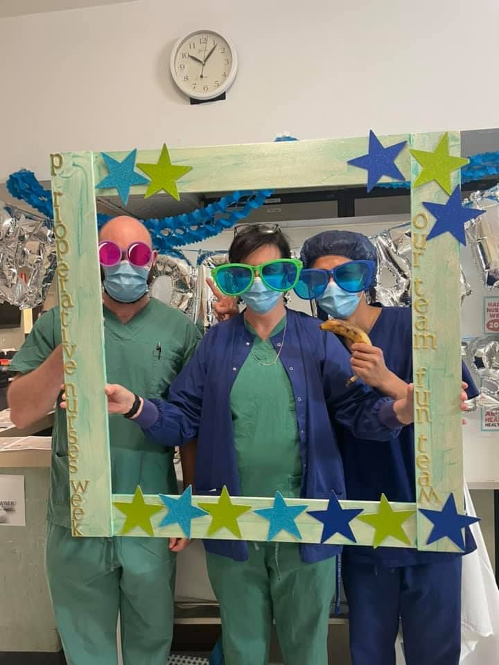 This week is #PerioperativeNursesWeek which celebrates the fantastic work of #perioperativenurses. TQEH operating theatres team celebrated by sharing cupcakes, a photo booth & a ‘guess the shoes’ game. #Thankyou to all our perioperative nurses! #Adelaide #Belikeus #Worldclass