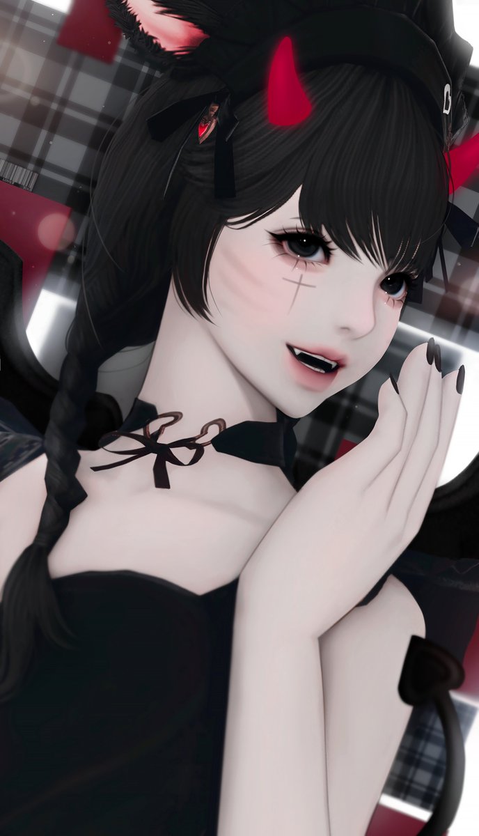 MIBAEK_X's tweet photo. 🖤😈🖤
#GPOSERS #FF14 
#ミコッテ #おはミコ https://t.co/H0wGYxDmMA