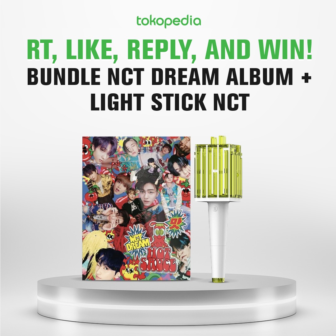 💚MENANGKAN BUNCLE NCT DREAM + LIGHT STICK💚

1. Follow <a href="/tokopedia/">Tokopedia</a> 
2. RT dan LIKE tweet ini
3. Reply dengan hashtag #CantikFest #TokopediaJadiPink SEBANYAK-BANYAKNYAAA!~

Semangat semuaa💚💚💚