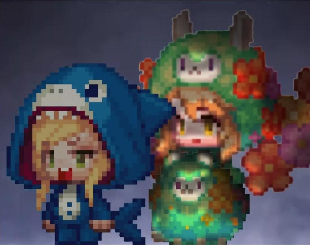 彼女のギャップがすごかった...
 #ガデテル #ガーディアンテイルズ #バリ