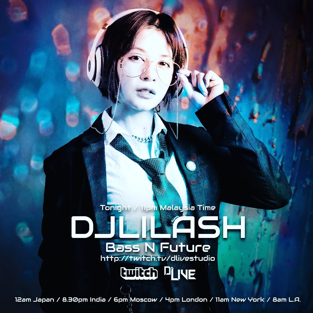 DLiveDJStudio's tweet photo. Tonight presents you DJ Lil Ash aka @deejaylil_ash with Bass N Future vibe, lets do it~ 🤟🏻🤟🏻🤟🏻
.
11pm Malaysia Time (8.30pm India / 4pm London / 11am New York / 8am L.A.)
.
https://t.co/O1UGHkVom9
.
#twitch #livestream #dj #deejay #basshouse #futurehouse https://t.co/LsNOrhRBht