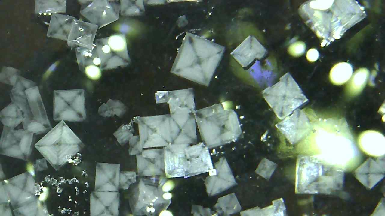 ぶれお 子供が塩の結晶が見たいというので 作ってみたら結構綺麗 T Co 6aakqhyazn Twitter