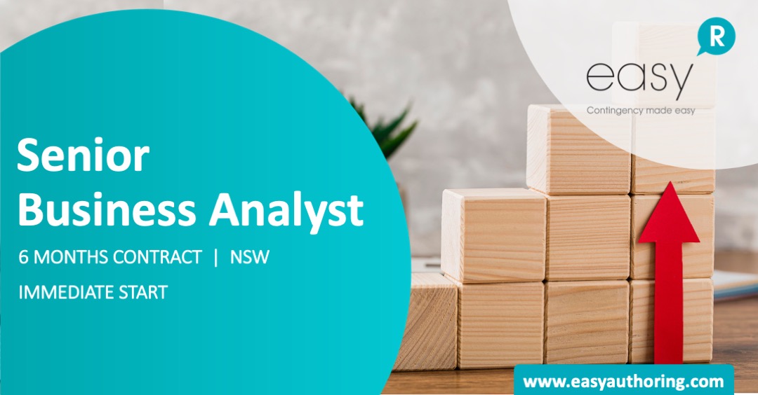 Are you an experienced Business Analyst looking for your next contract?

If yes, please visit bit.ly/306DPB4 to learn more or apply.

<a href="/eLearningpeople/">EasyAuthoring</a>

#EasyAuthoring #easyR #BusinessAnalyst #ContractWork #HumanResources #Hiring #Recruiting #ContingentWorkforce #NSWGovt
