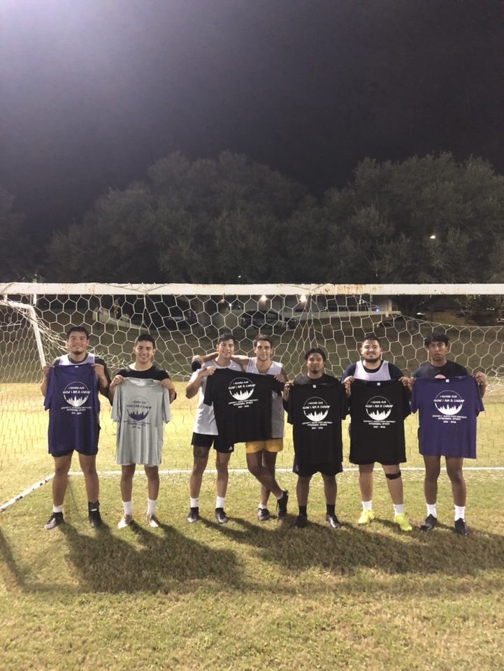 SFAIntramurals's tweet image. Congratulations to our 8v8 soccer champions! Shout out to our winners Zeta, The Last Dance, and GoGetters!