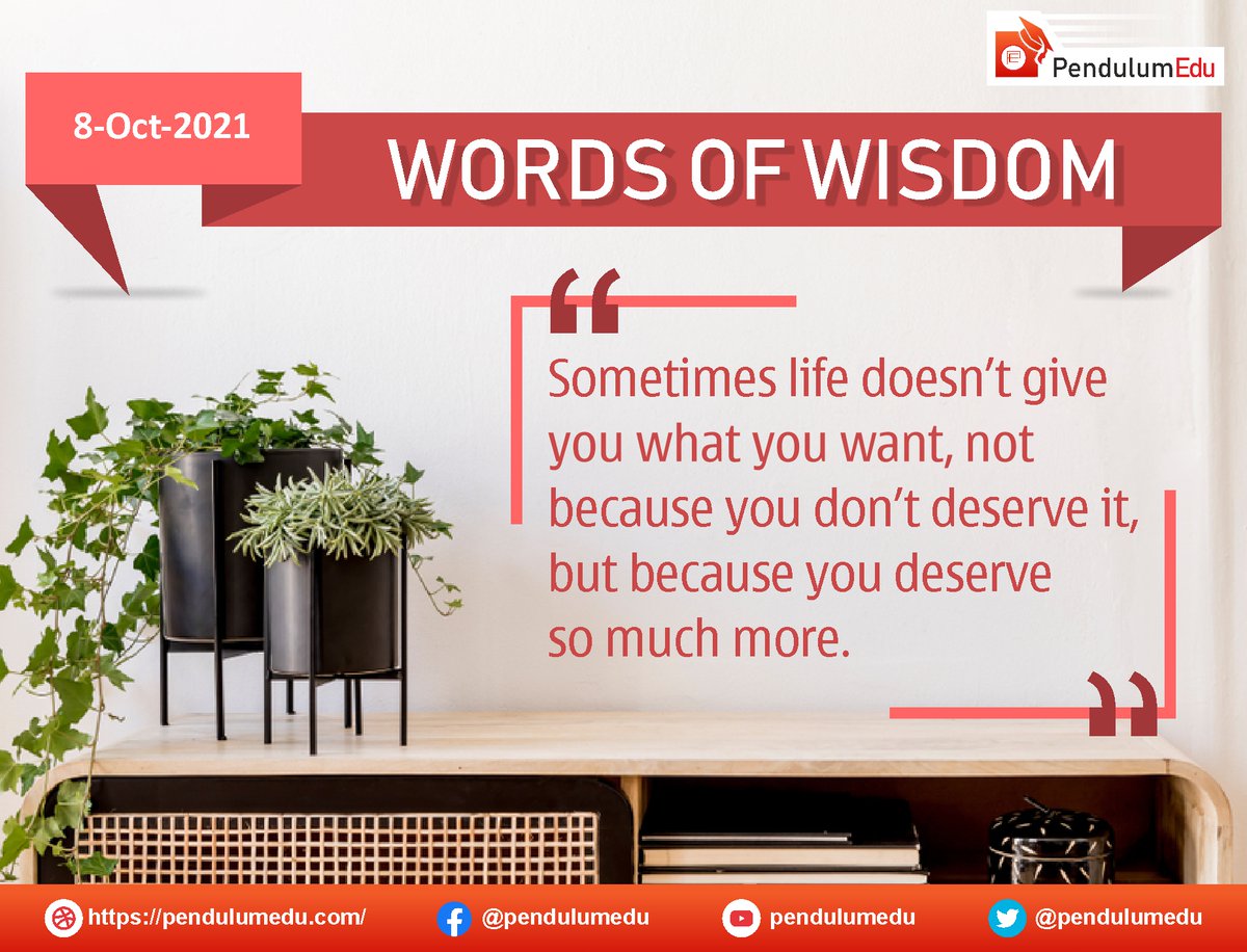 pendulumedu's tweet photo. Words of Wisdom
#friday #fridaymorning #fridayThoughts #fridayMotivation #fridayVibe #fridaymorningfun #motivation #motivationalquotes #dedication #staymotivated #powerofpositivity #peace #prosperity #pendulumedu https://t.co/Kabh2jpVT5