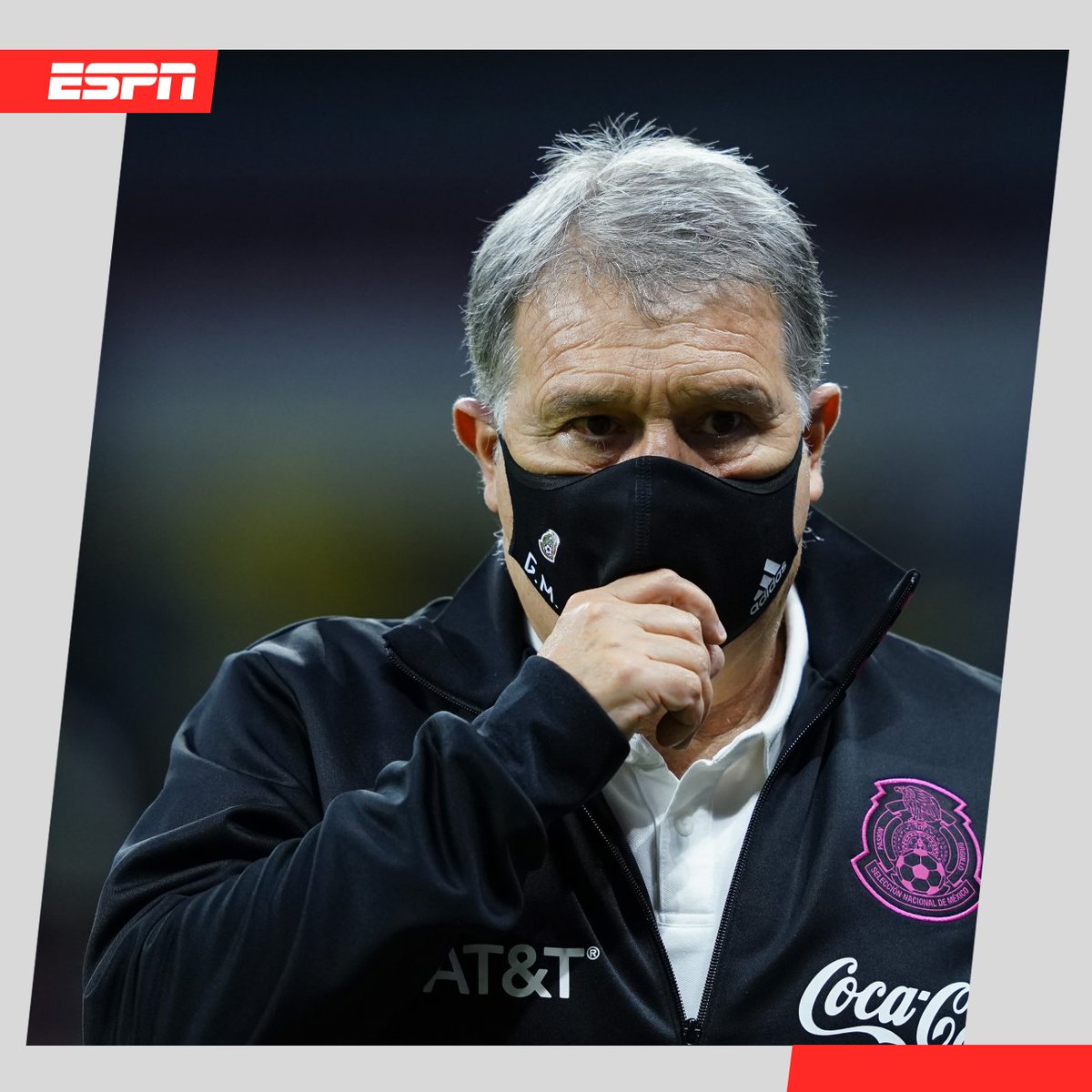 ESPNmx's tweet photo. 👀 ¿Te convence la selección mexicana de Gerardo Martino?

🔁 RT: No.
❤ MG: Sí. https://t.co/Pcqw5qQrYL