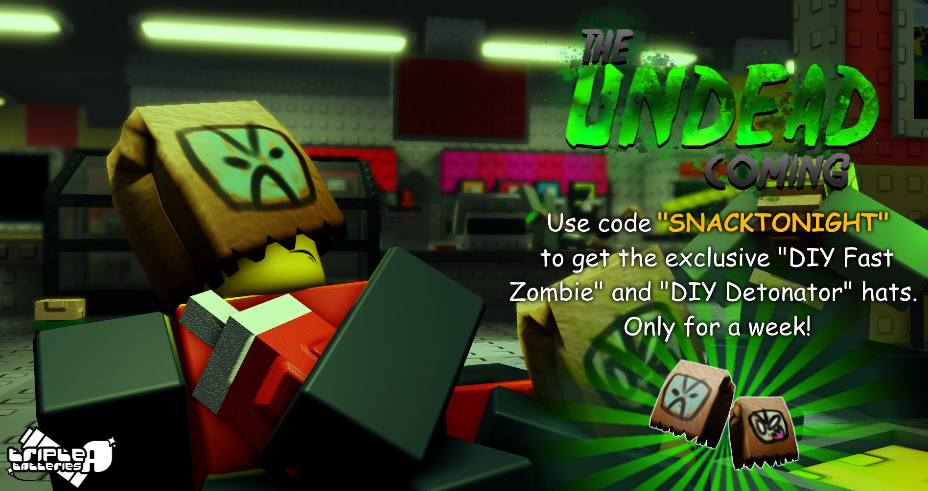 Triple A Batteries on X: “Two hats in one code?! That’s right 