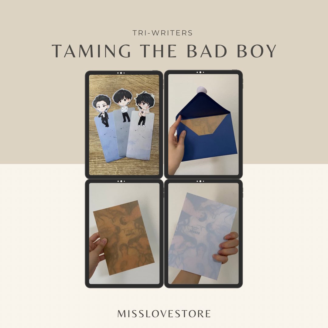 mizlovestore's tweet photo. Taming the bad boy+ปกjacket+special gife มือ1ในซีล #ltaluktarn #silverclover #จีนี่เจลรี่ดีดี้ 

✅ขาย749 ส่งฟรีพัสดุ / ปก649บาท
✅line : @278fbrts  

#นิยายทำมือ #นิยายหายาก #พี่ดีนฮอตเนิร์ด #คุณเชนhotdaddy #คุณโซ่ฮอตกาย https://t.co/PPyo6mQMNT