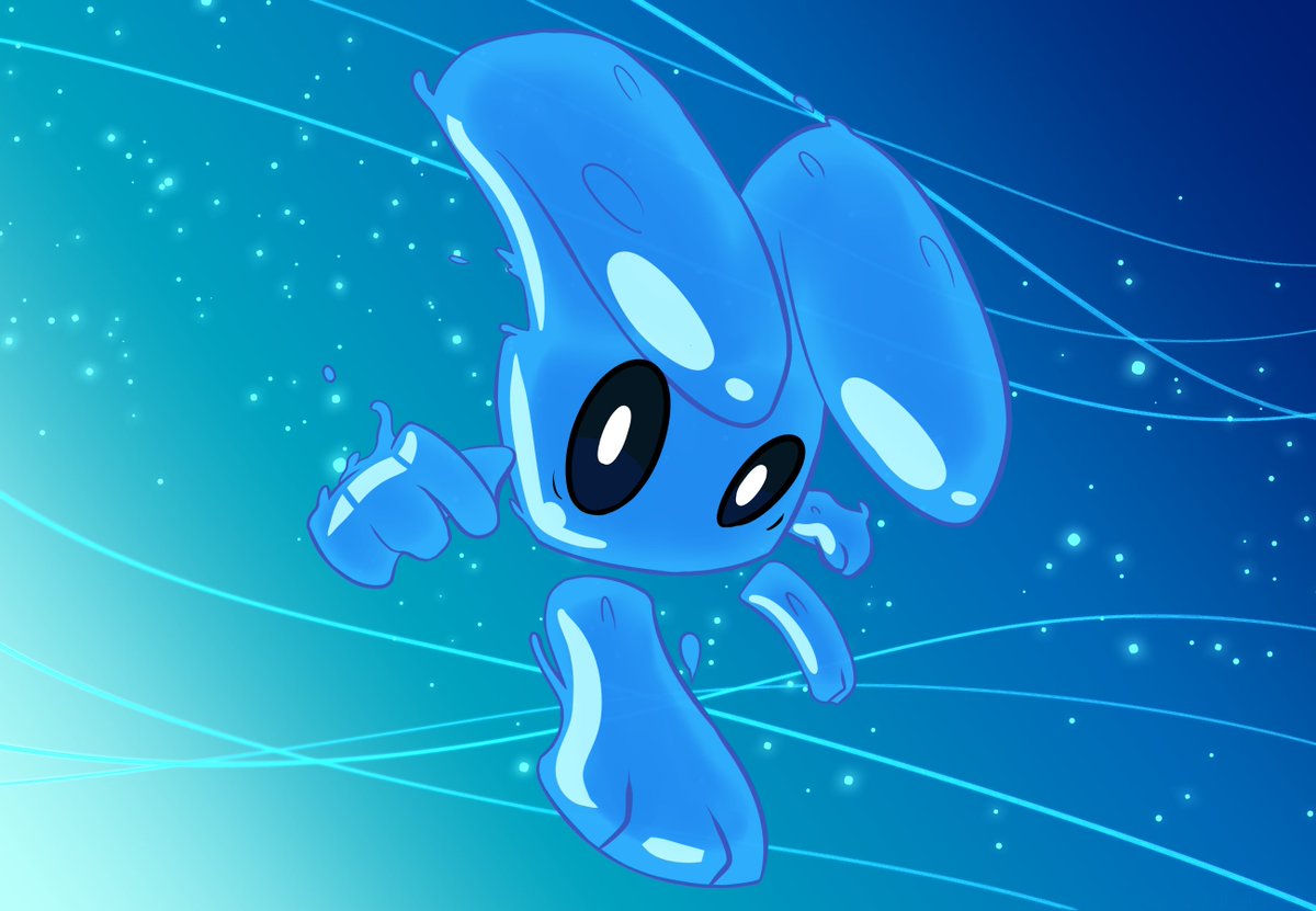 FlodotelitoKifo's tweet photo. [OC] introducing Bun, the slime bunny https://t.co/ex0X2tYdgG