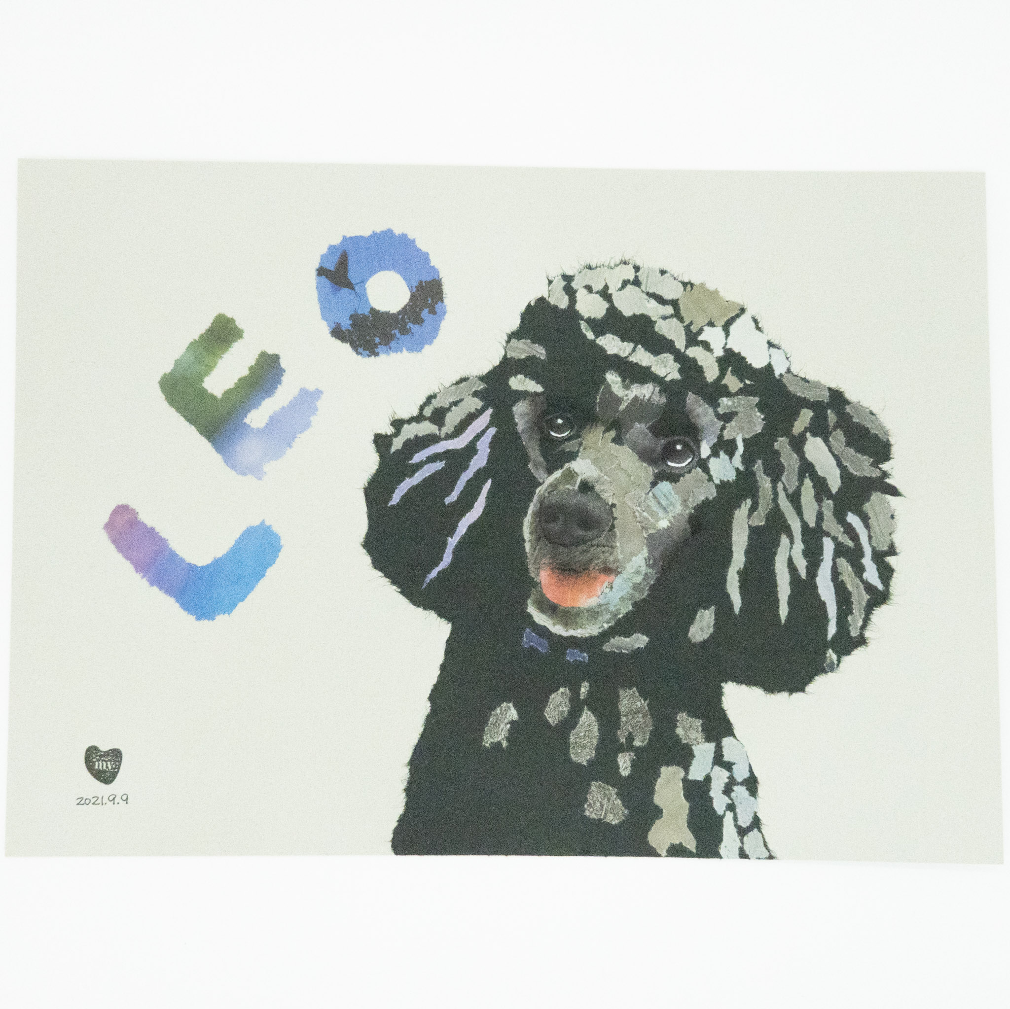 ペットの新聞ちぎり絵 My Paper Collage My Collage Twitter