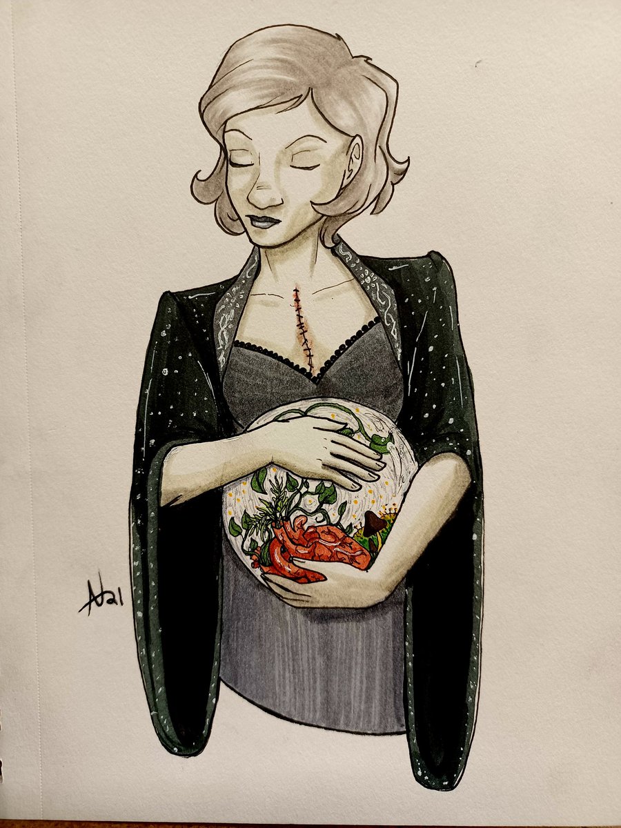 Ana_Is_Doodling's tweet photo. #Inktober so far. Crystal, Suit, and Vessel https://t.co/TvUaXRm73y