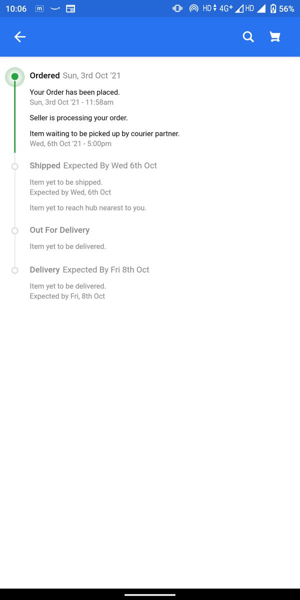 unboxingmind's tweet photo. @Flipkart pathetic. Service from your delivery services.

It should. Delivered today. But item still not picked up https://t.co/0O7xJdkE1r