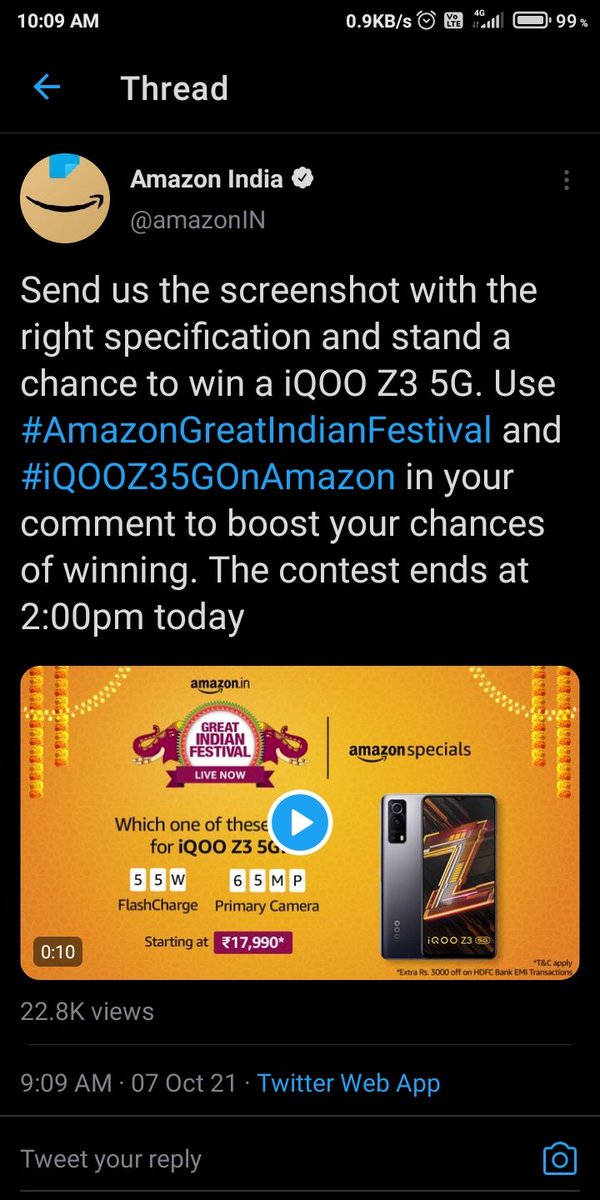 gouravkumararts's tweet photo. #AmazonGreatIndianFestival🥰🥰 https://t.co/gO6N5mh3Nb