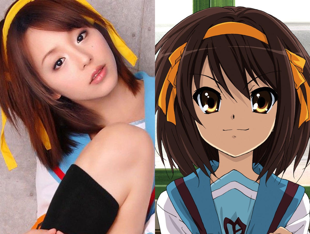 (October 8) Happy birthday to both Haruhi Suzumiya and her Japanese seiyuu Aya Hirano! 