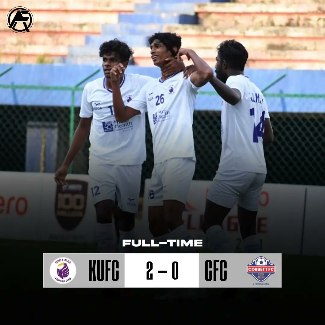 AllIndiaFtbl's tweet photo. Delhi FC and Kerala United march forward with respective victories💪
#IleagueQualifiers #DFC #ARA #KUFC #CFC #DelhiFC #AraFC #KeralaUnited #CorbettFC #IndianFootball #AIF #allindiafootball https://t.co/yO7g4ZoL2L