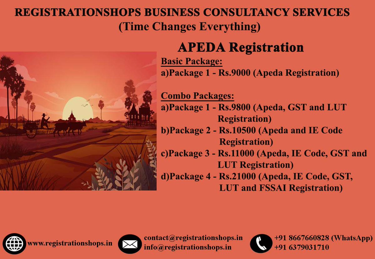 regi_shops's tweet photo. APEDA Registration
#APEDA #apeda_registration #iec_code #iecode #ie_code #ie_code_registration #importandexport #importandexportcode #iec_code_online #GST #GSTRegistration #gstar #FSSAI #FssaiRegistration #business #company #Madurai #registrationshops https://t.co/k0PMHk8sLS
