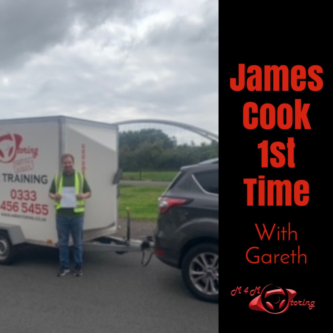 m4motoring's tweet photo. Congratulations to fellow
Instructor James Cook! Banging out FIRST TIME on Trailers, with Trainer Gareth.

You can take Trailer Training by calling 0333 456 5455 or texting 07519 268 317

https://t.co/EIY2fRvwg6 https://t.co/NlE8dYffAy