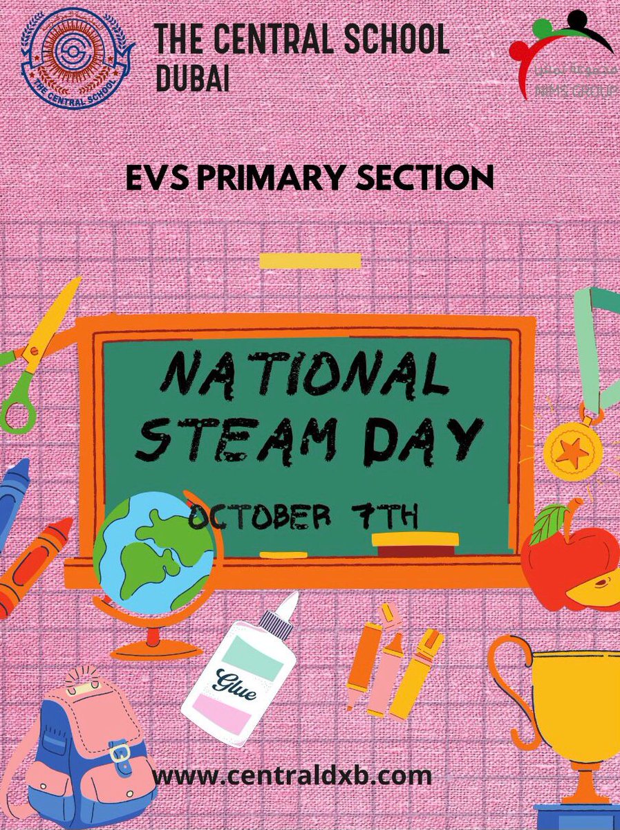 centralsch_dxb's tweet photo. "Creativity is the secret sauce of Science". Join us to develop the creativity, and fun back to classroom by creating STEAM  challenge. #NationalSTEAMDay #PrimarySection #creativity #steamchallenge #centralschooldubai @KHDA  @cbseindia29  @mmehra1499  @nims_sharjah  @nimsdubai https://t.co/KaB2v5fzJL