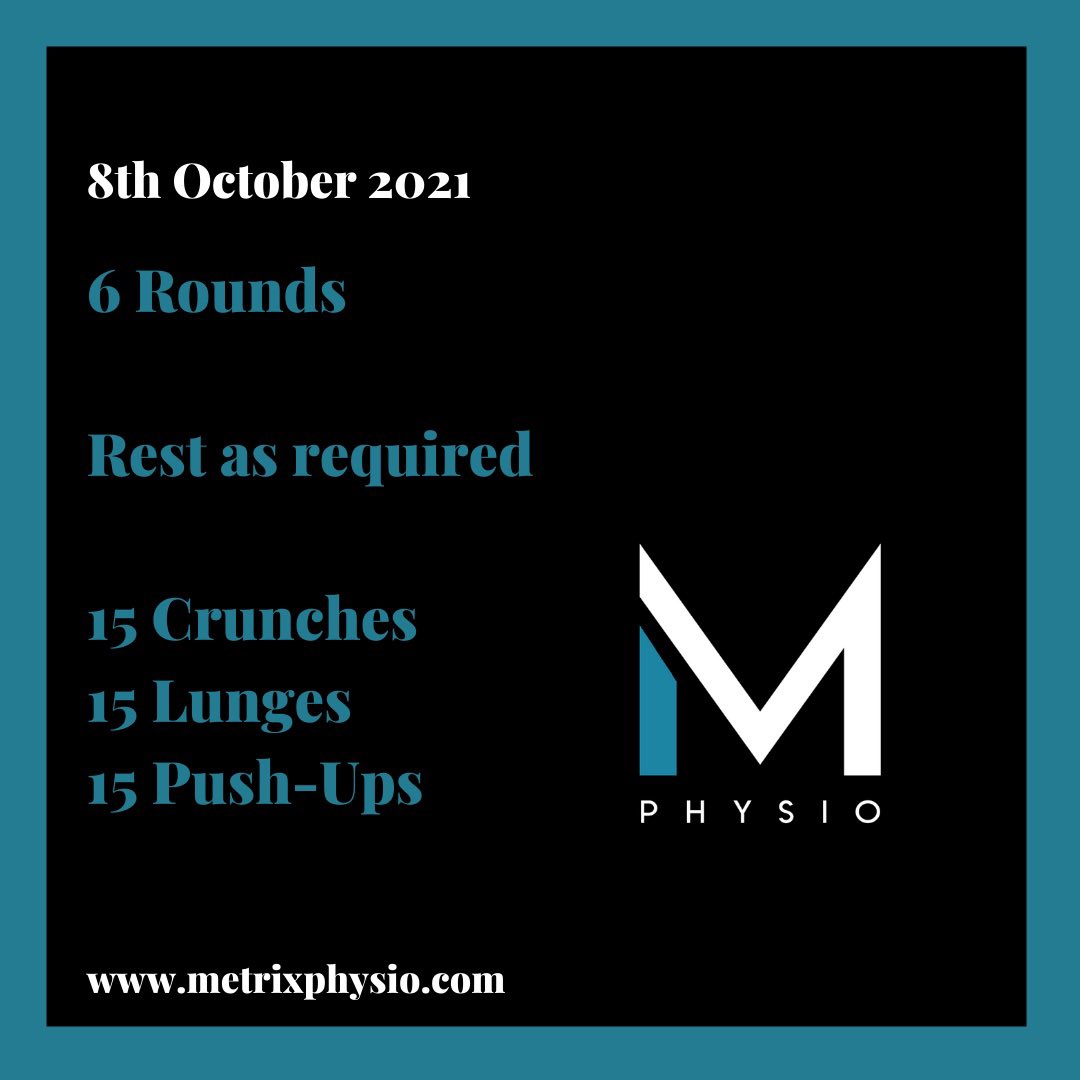 MetrixPhysio's tweet image. Day 8
