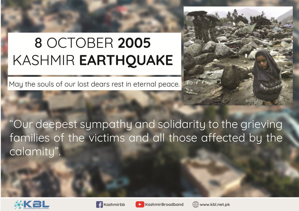 MareBap's tweet photo. More than 80,000 people perished as a result of the quake, while an estimated 4 million others were left homeless.8 OCT 2005 #Kashmir #EarthQuake. https://t.co/4fAQhz7Xfa